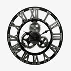 Wall Clock | Gear-Inspired Digital Display | 30/40 cm