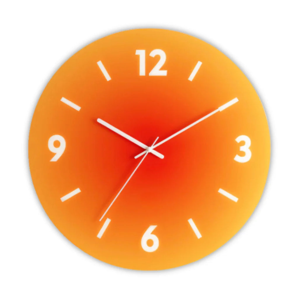 Wall Clock | Glass & Acrylic | Silent Quartz Movement | 30 Cm Diameter