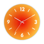 Wall Clock | Glass & Acrylic | Silent Quartz Movement | 30 Cm Diameter