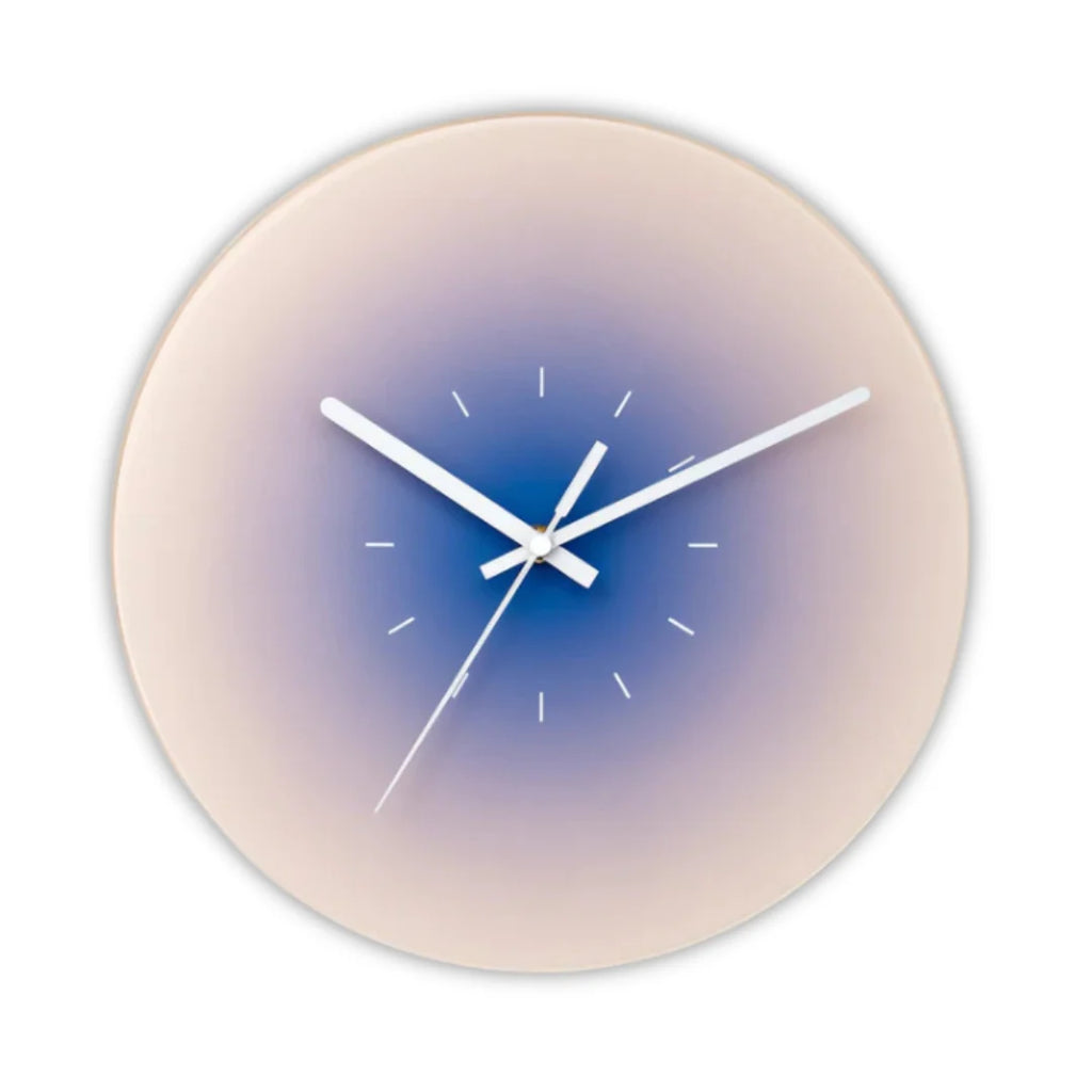Wall Clock | Glass & Acrylic | Silent Quartz Movement | 30 Cm Diameter