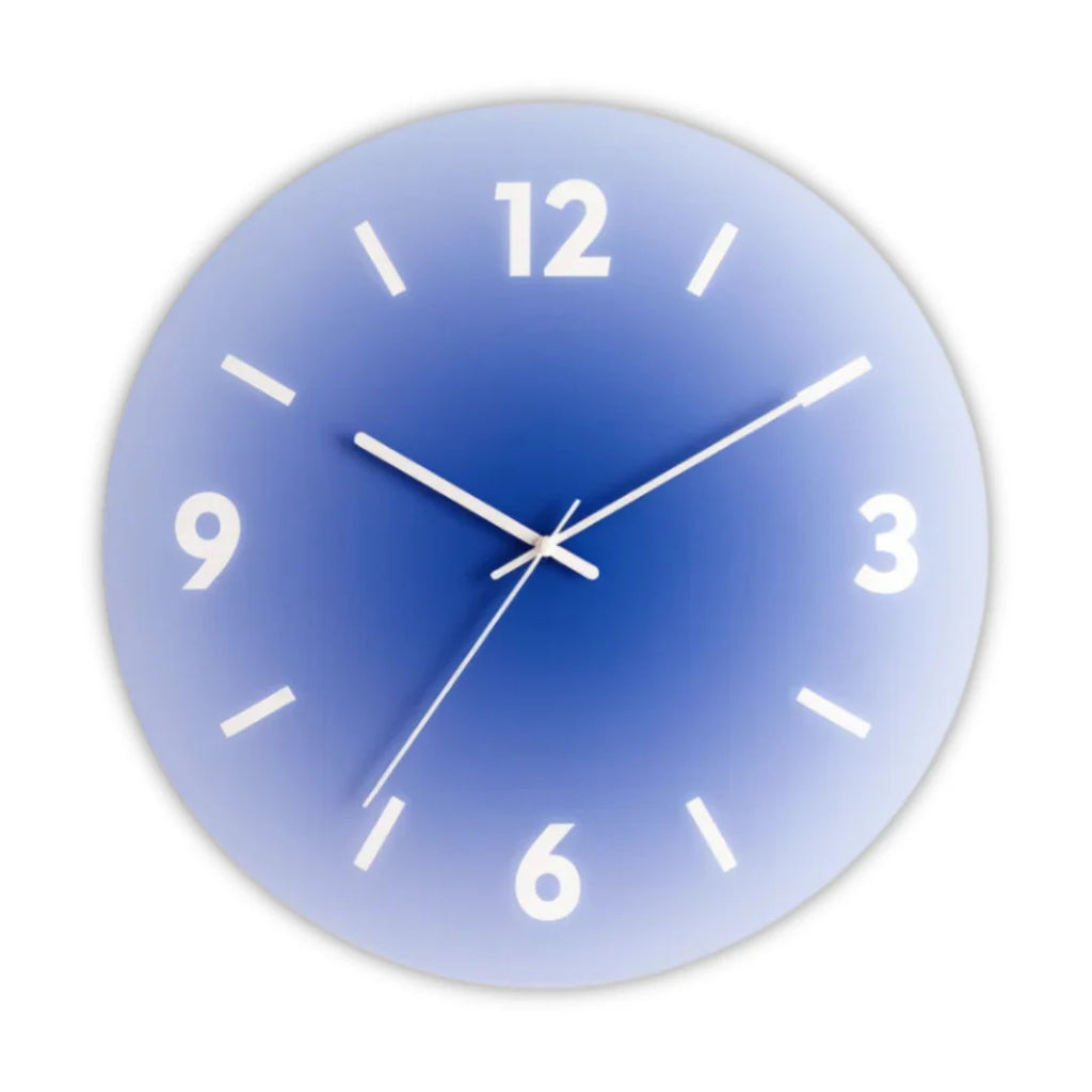 Wall Clock | Glass & Acrylic | Silent Quartz Movement | 30 Cm Diameter