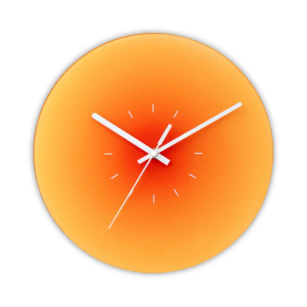 Wall Clock | Glass & Acrylic | Silent Quartz Movement | 30 Cm Diameter