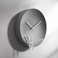 Wall Clock | Gray Cement Finish & Silent Movement | 30 x 30 cm