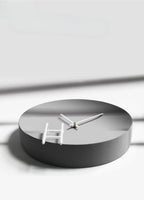 Wall Clock | Gray Cement Finish & Silent Movement | 30 x 30 cm