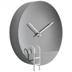 Wall Clock | Gray Cement Finish & Silent Movement | 30 x 30 cm