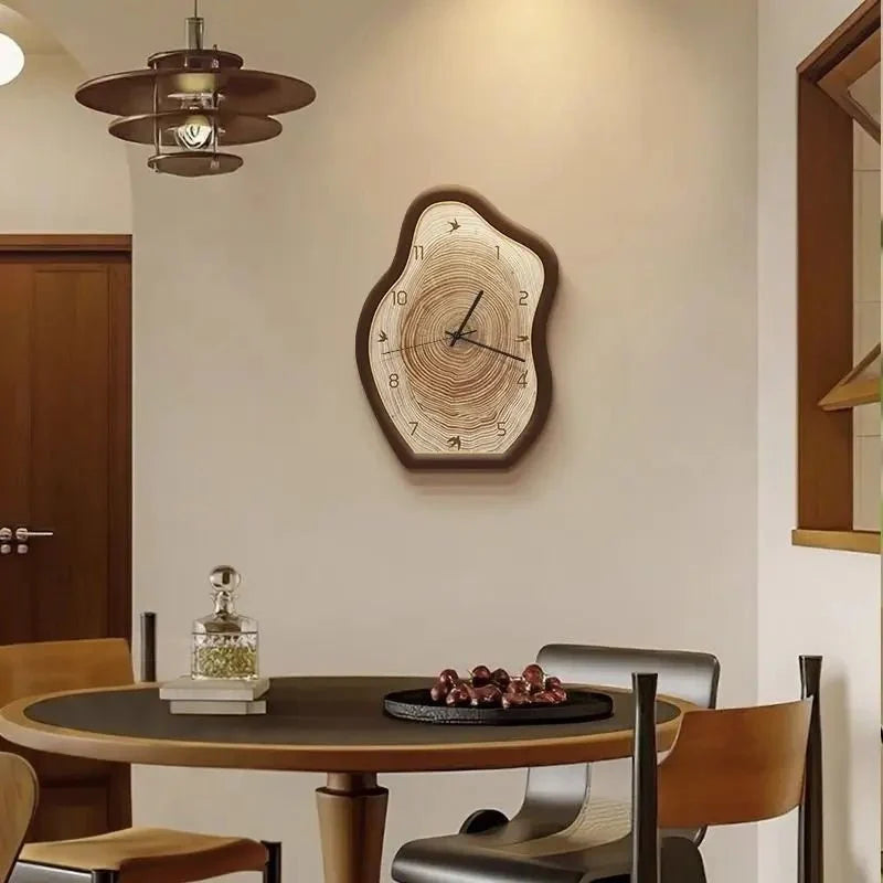 Wall Clock | Irregular Ring Design & Silent Movement