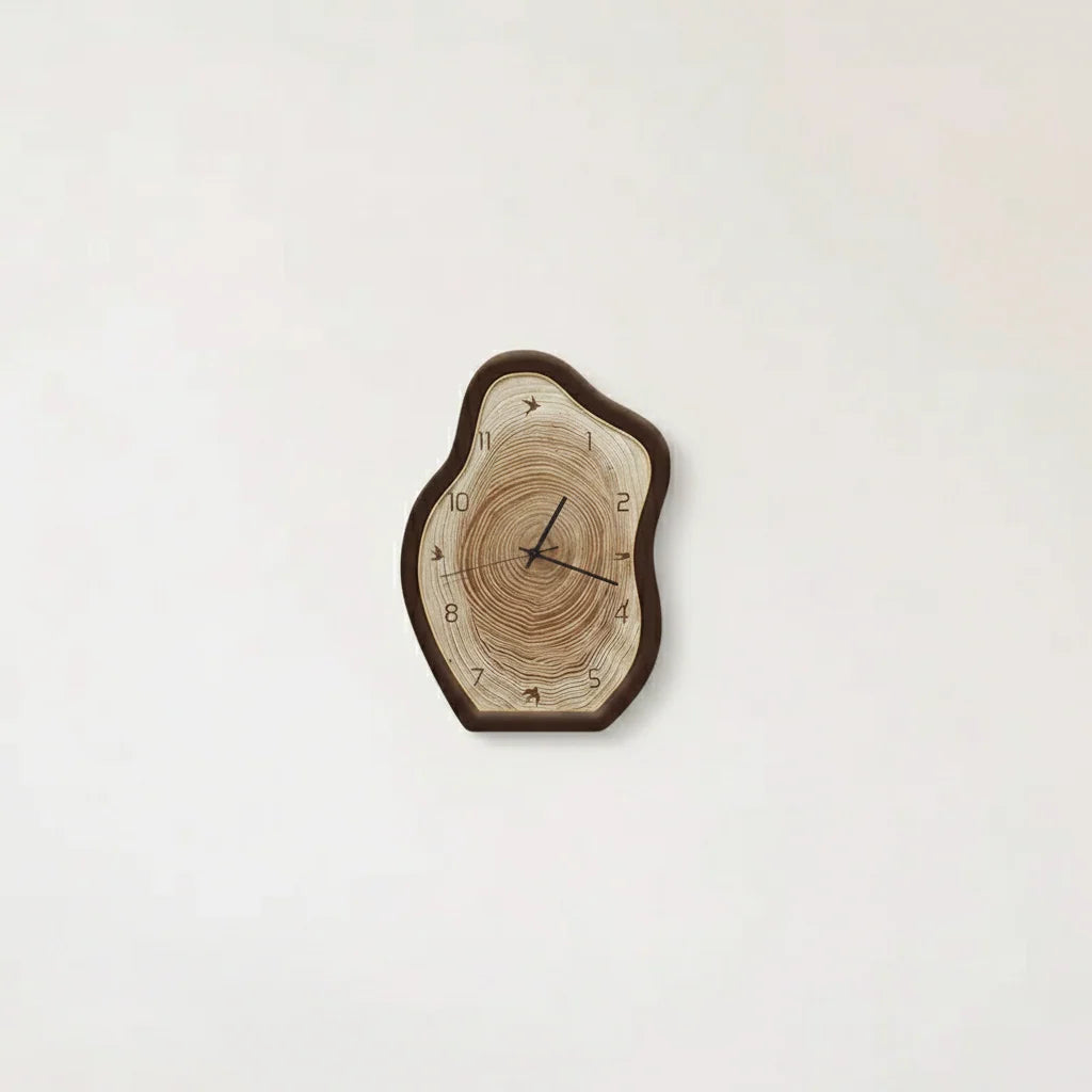 Wall Clock | Irregular Ring Design & Silent Movement