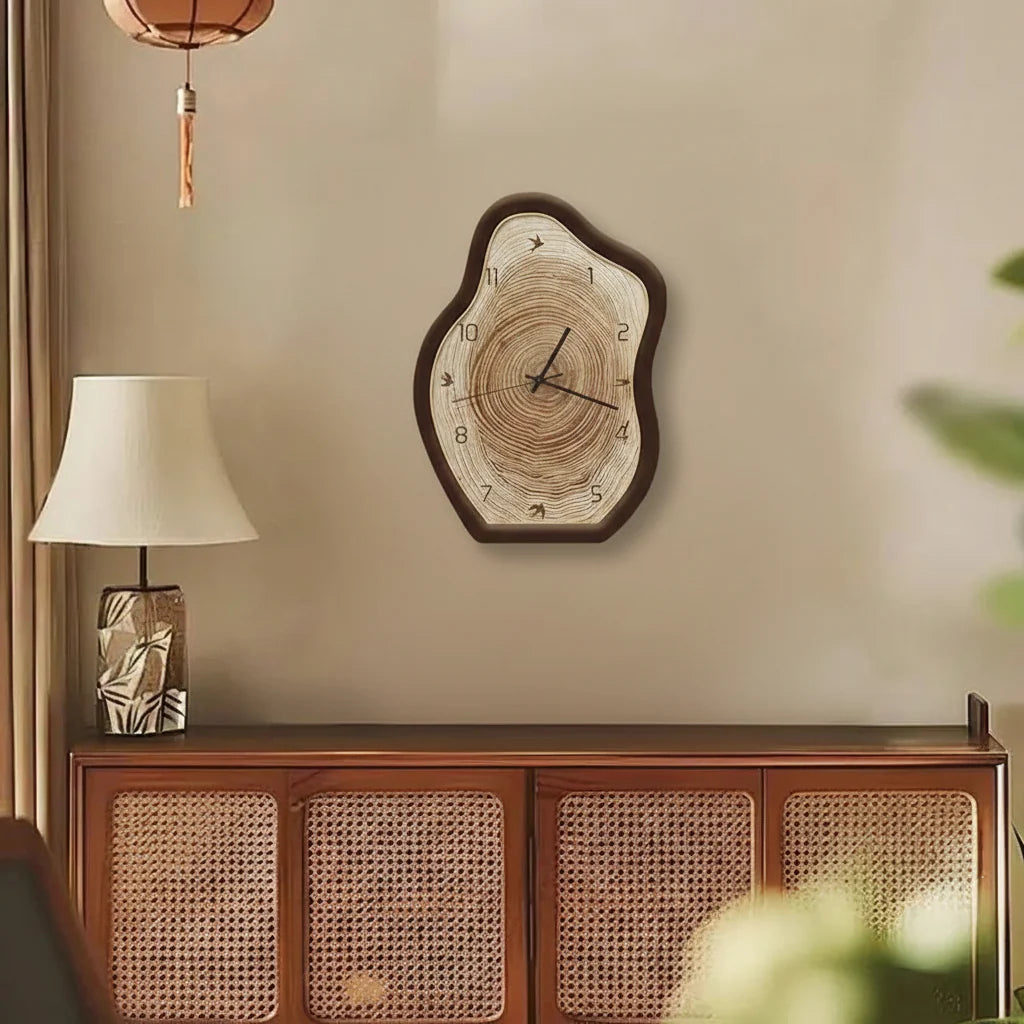 Wall Clock | Irregular Ring Design & Silent Movement