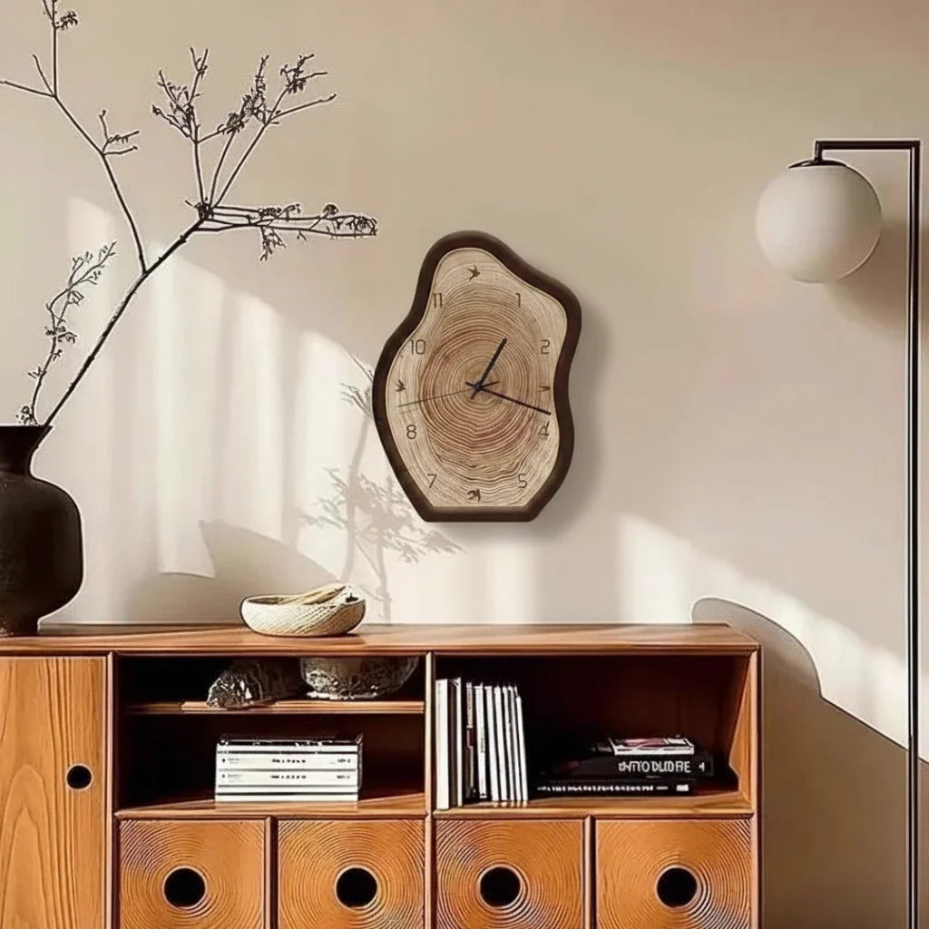 Wall Clock | Irregular Ring Design & Silent Movement