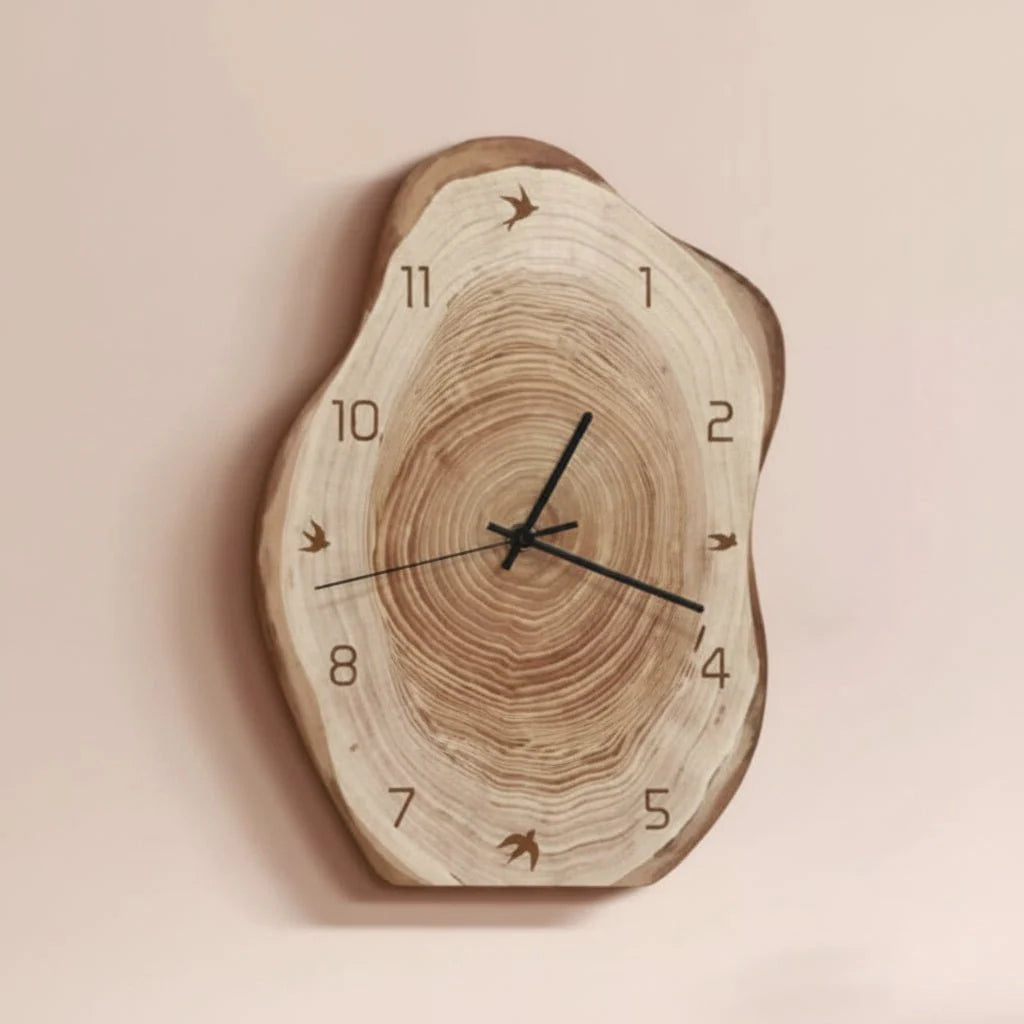Wall Clock | Irregular Ring Design & Silent Movement