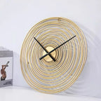 Wall Clock | Metal & Silent Mechanism | 49 cm Diameter