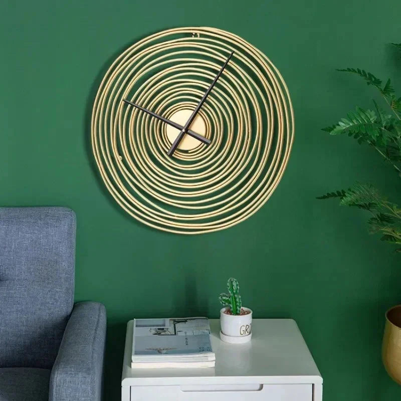 Wall Clock | Metal & Silent Mechanism | 49 cm Diameter