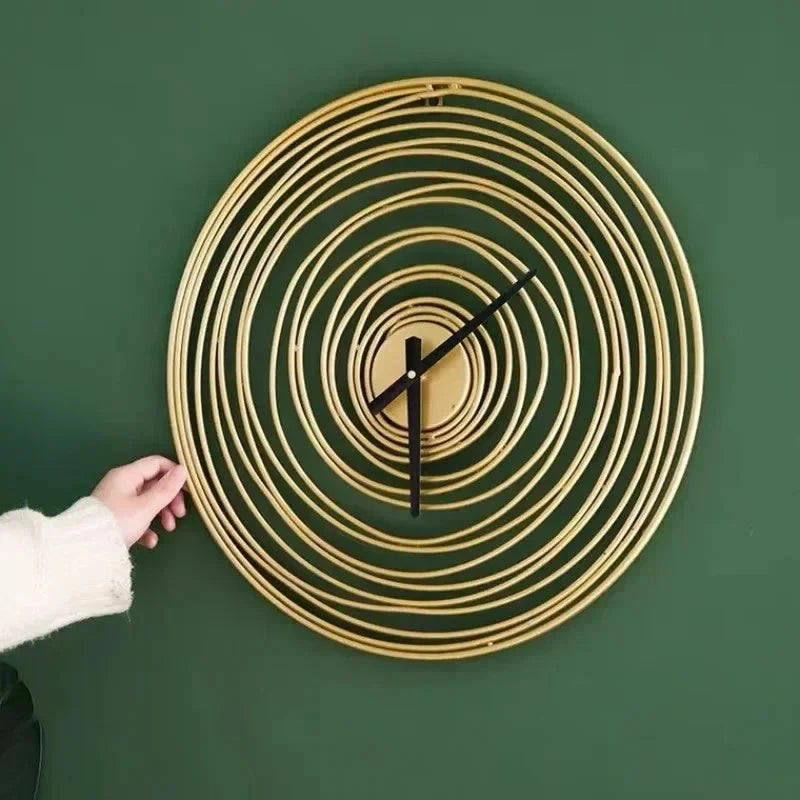 Wall Clock | Metal & Silent Mechanism | 49 cm Diameter