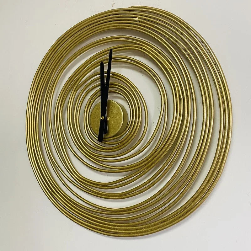 Wall Clock | Metal & Silent Mechanism | 49 cm Diameter