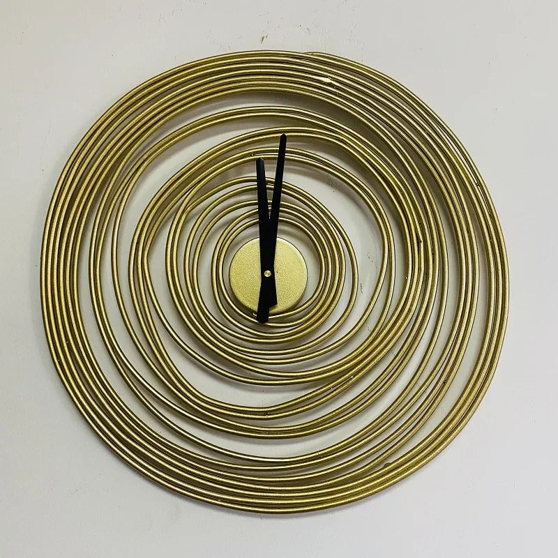 Wall Clock | Metal & Silent Mechanism | 49 cm Diameter