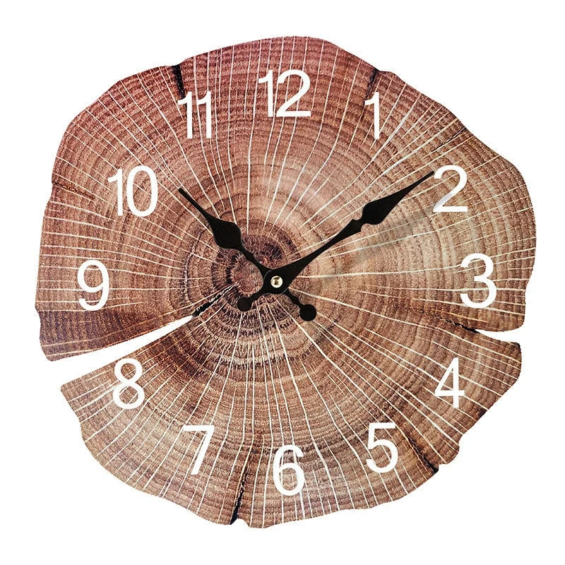 Wall Clock | Minimalist Wooden Silent Quartz | 30 cm