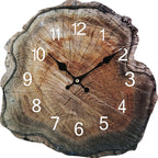 Wall Clock | Minimalist Wooden Silent Quartz | 30 cm