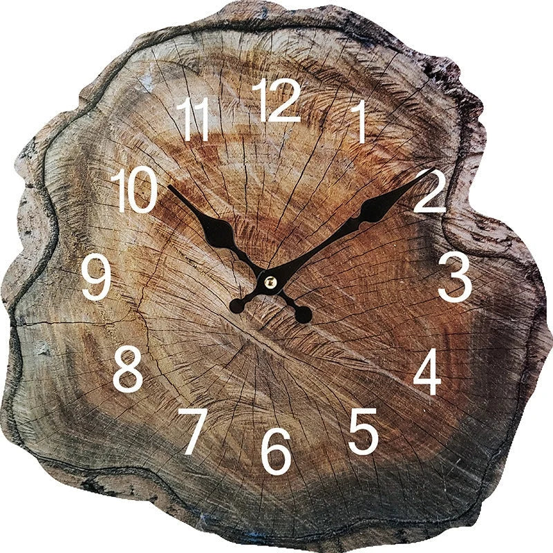 Wall Clock | Minimalist Wooden Silent Quartz | 30 cm