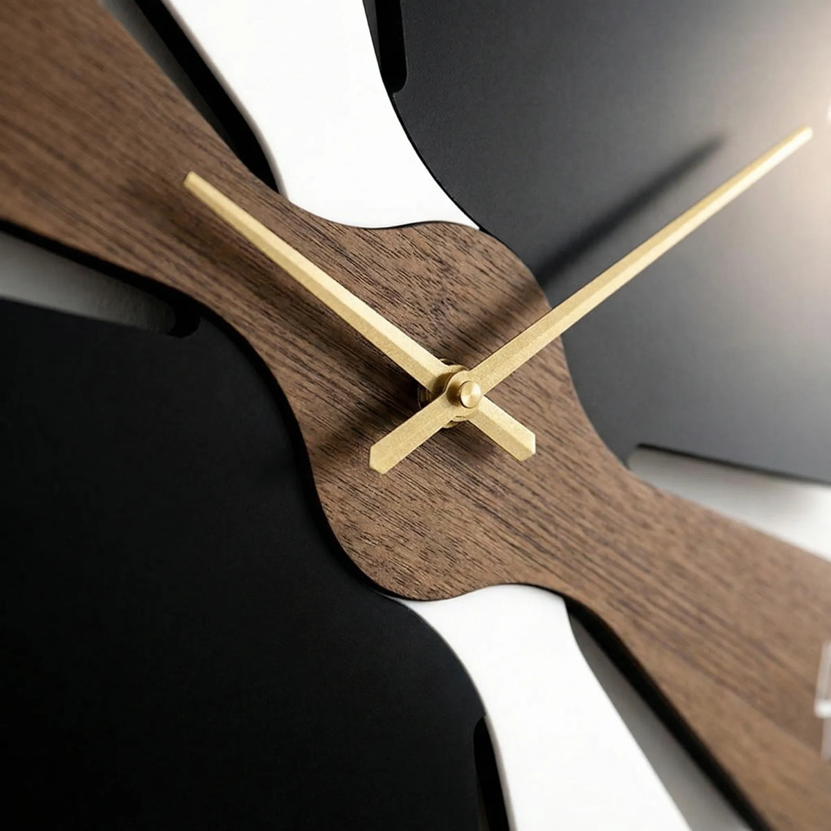 Wall Clock | Modern Segmented Design & Quiet Mechanism | 25 cm
