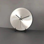 Wall Clock | Olive Green Stainless Steel | Silent Quartz Movement