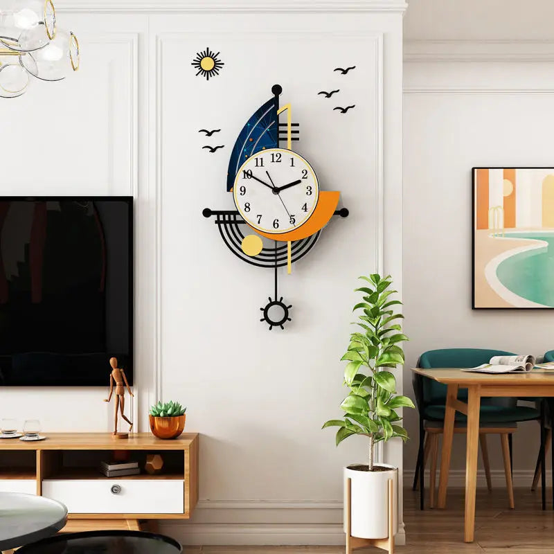 Wall Clock | Sailboat Design & Silent Sweep