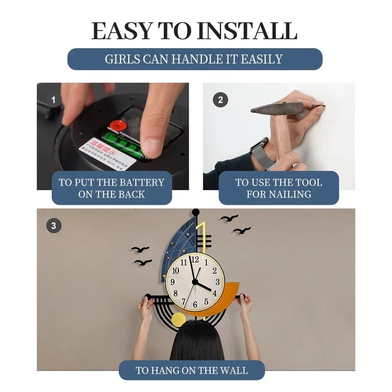 Wall Clock | Sailboat Design & Silent Sweep
