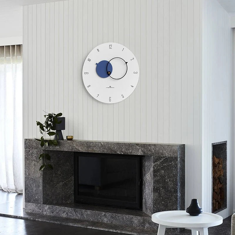 Wall Clock | Scandinavian Minimalist Design | 38 cm Diameter