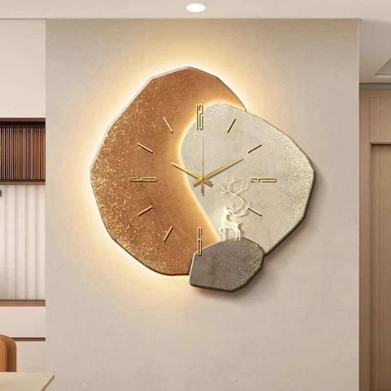 Wall Clock | Scandinavian Minimalist & Silent Movement | 40 x 40 cm