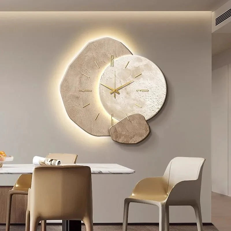 Wall Clock | Scandinavian Minimalist & Silent Movement | 40 x 40 cm
