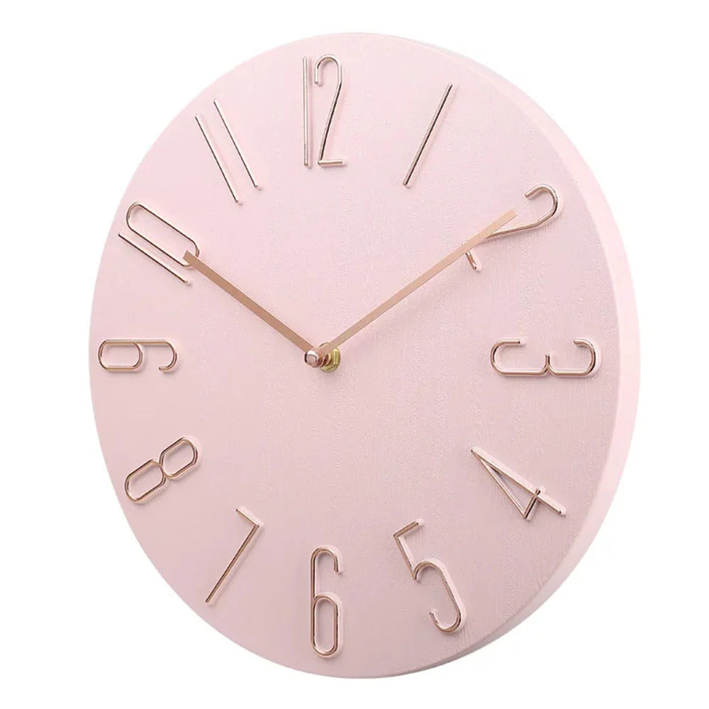 Wall Clock | Silent & Minimalist | 20 cm Diameter