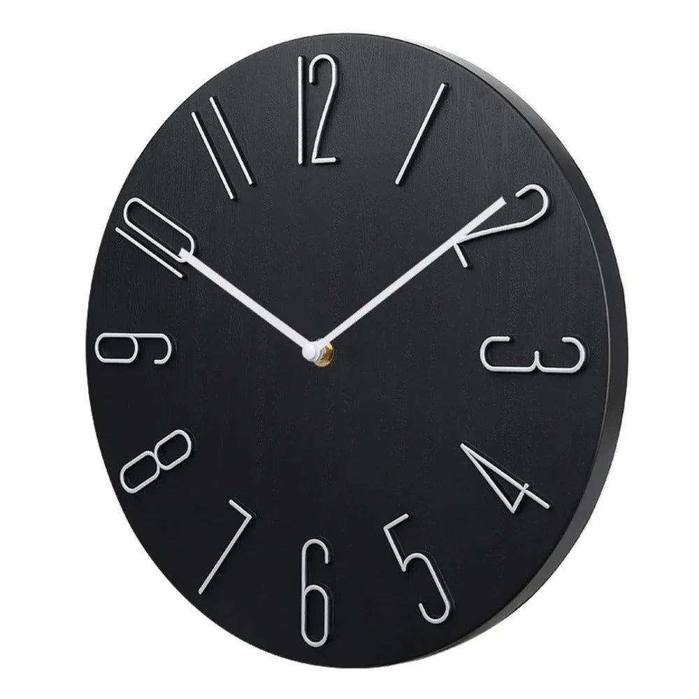 Wall Clock | Silent & Minimalist | 20 cm Diameter