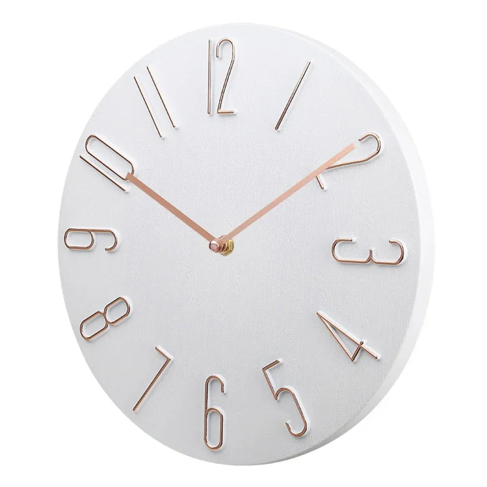 Wall Clock | Silent & Minimalist | 20 cm Diameter