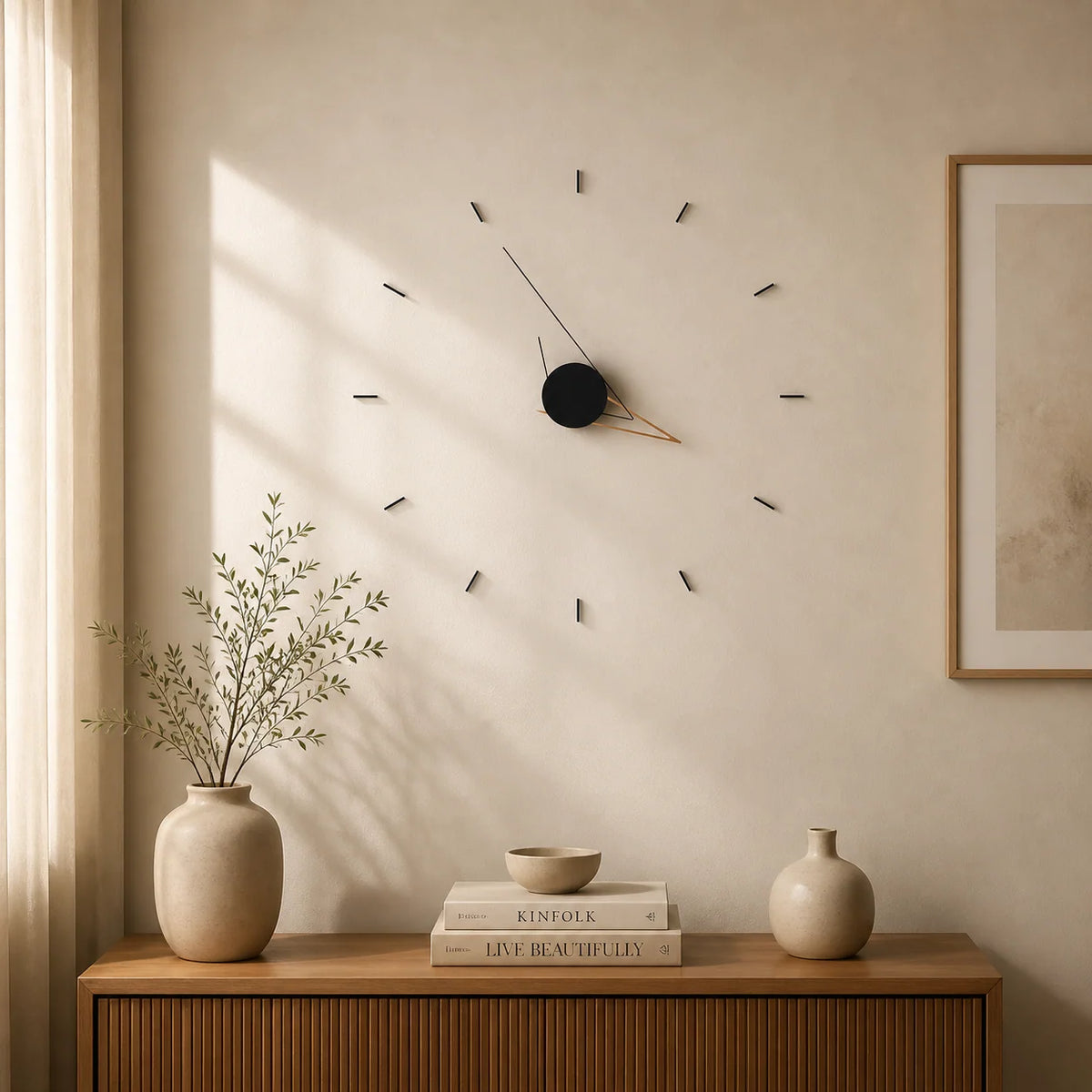 Wall Clock | Silent Movement & Minimalist Design | 30 x 30 cm