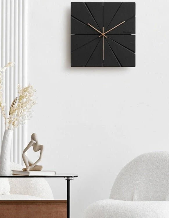 Wall Clock | Silent Quartz Movement & Minimalist Design | 30 cm Diameter