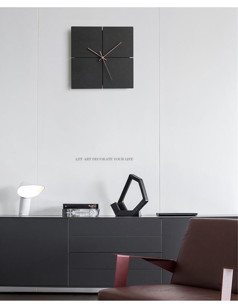 Wall Clock | Silent Quartz Movement & Minimalist Design | 30 cm Diameter