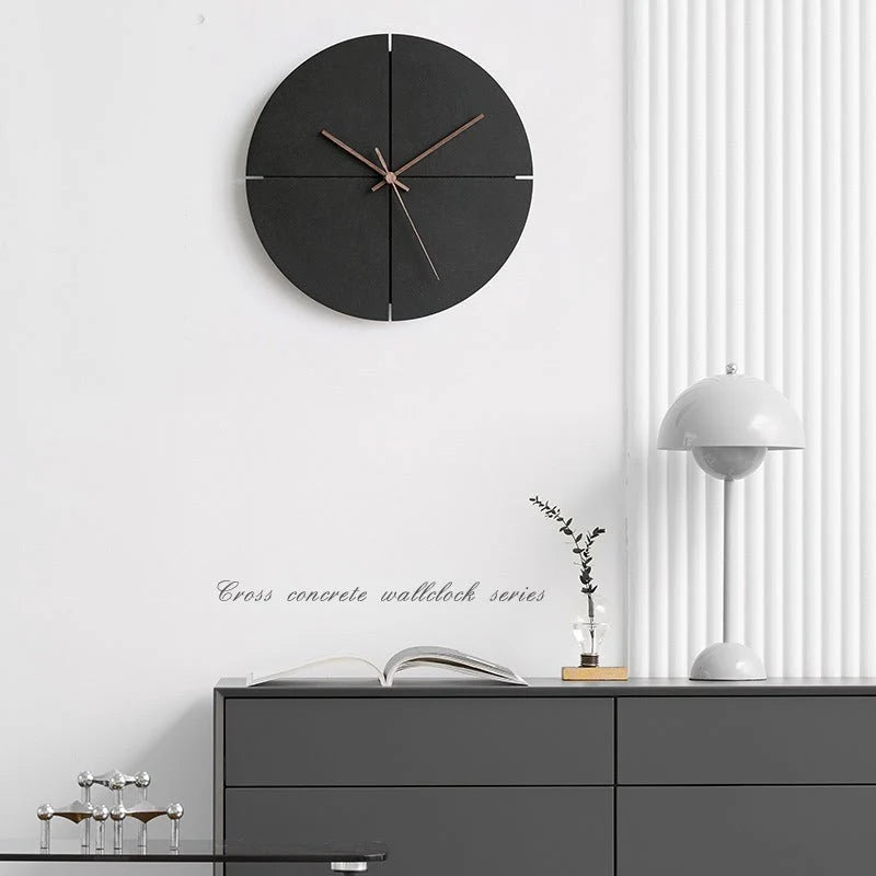 Wall Clock | Silent Quartz Movement & Minimalist Design | 30 cm Diameter