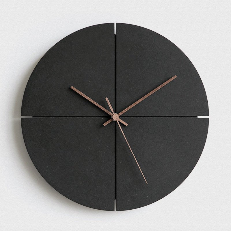 Wall Clock | Silent Quartz Movement & Minimalist Design | 30 cm Diameter