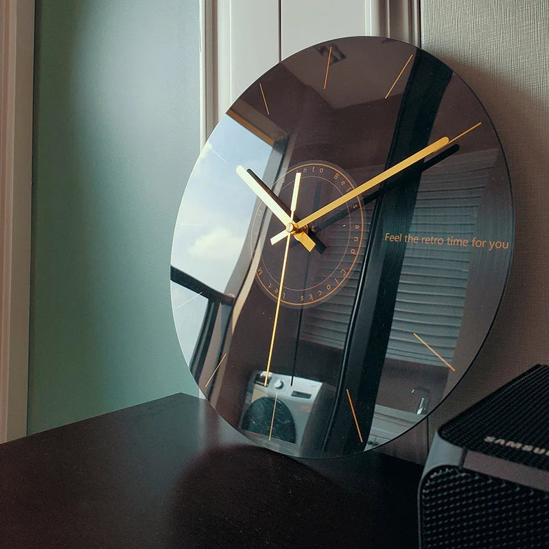 Wall Clock | Silent Quartz & Organic Glass Dial