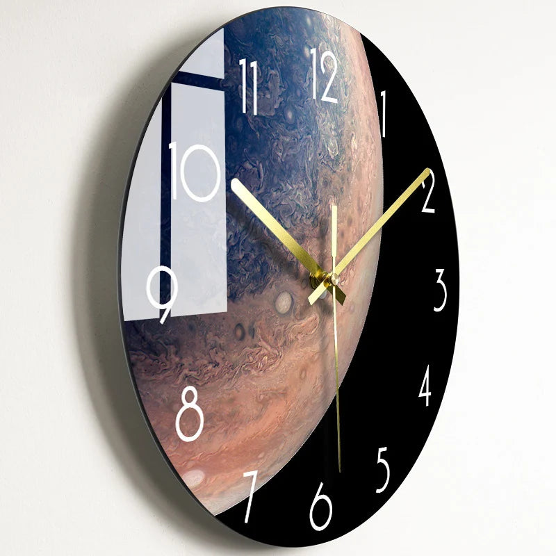 Wall Clock | Silent Quartz & Organic Glass Dial