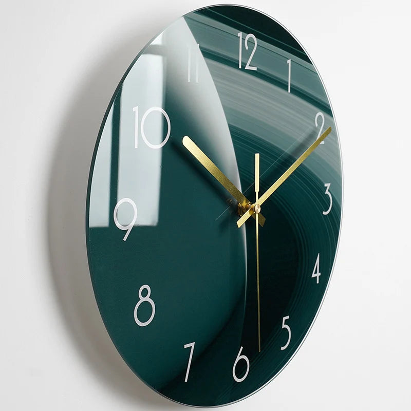Wall Clock | Silent Quartz & Organic Glass Dial