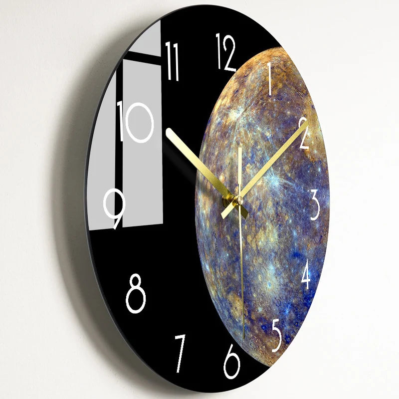 Wall Clock | Silent Quartz & Organic Glass Dial