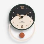 Wall Clock | Silent Sweep Walnut & Acrylic | 28 x 40 cm