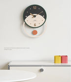 Wall Clock | Silent Sweep Walnut & Acrylic | 28 x 40 cm