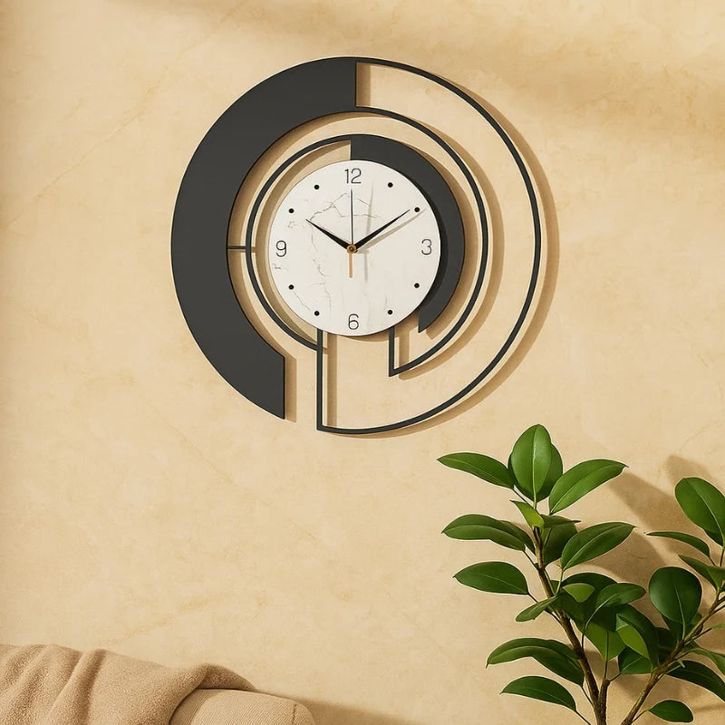 Wall Clock | Slim Round Matte Dial & Hidden Mount
