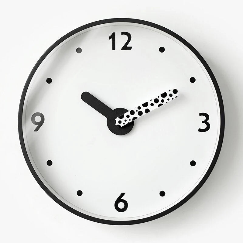 Wall Clock | Sound-Activated LED & Silent Quartz | 30 cm Diameter