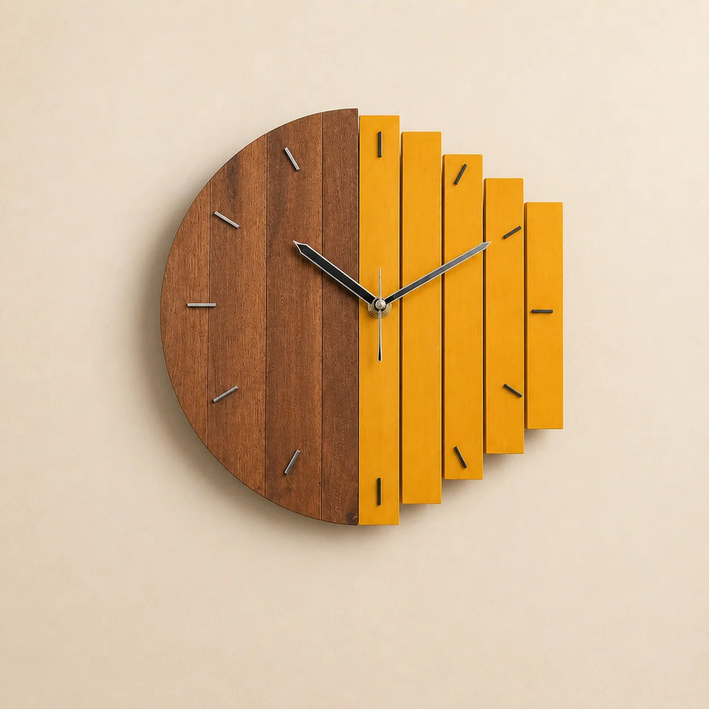 Wall Clock | Sustainable Wood & Minimalist Design | Analog Display