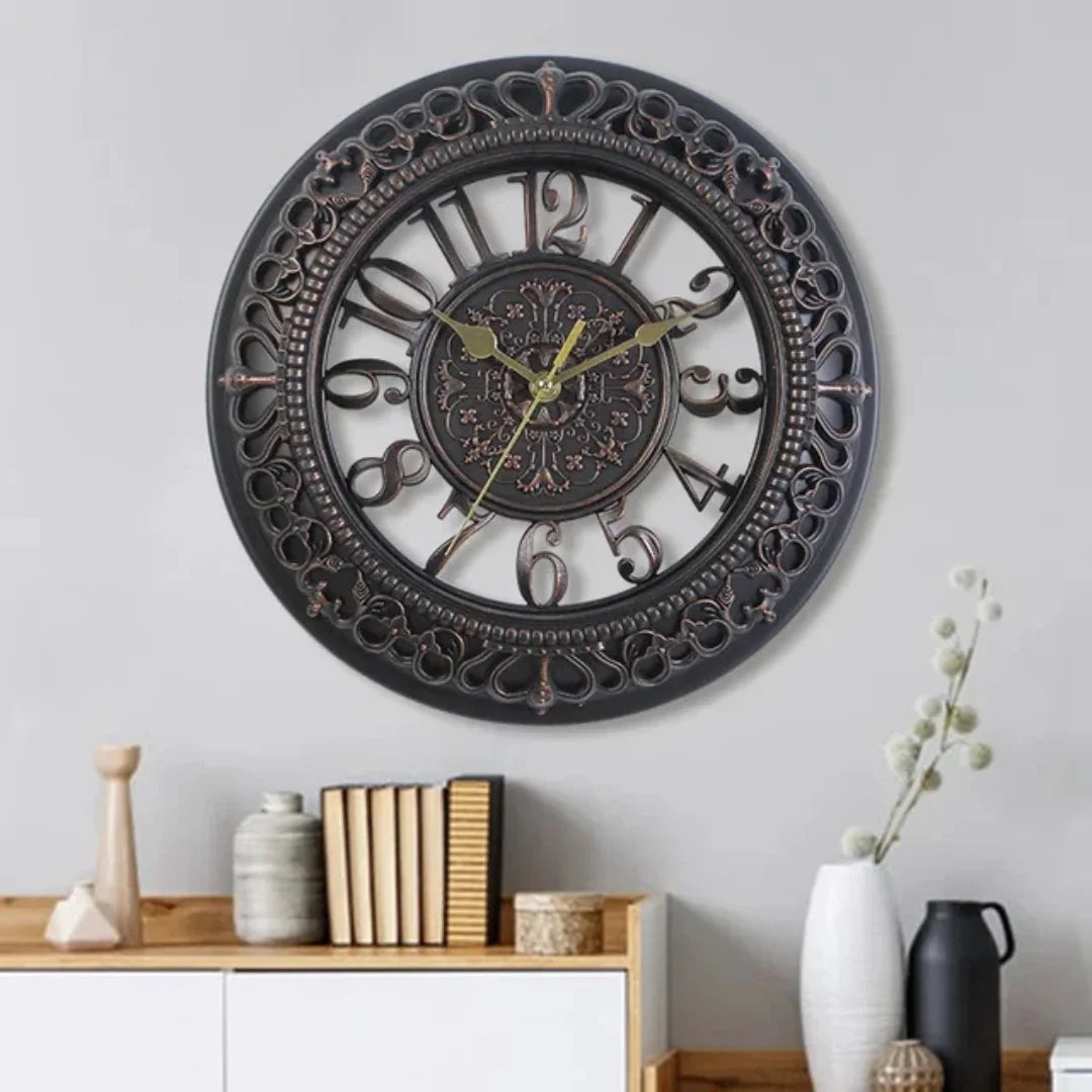 Wall Clock | Vintage Design & Silent Quartz Movement