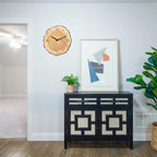 Wall Clock | Wooden Tree Ring Design & Silent Movement | 30 cm