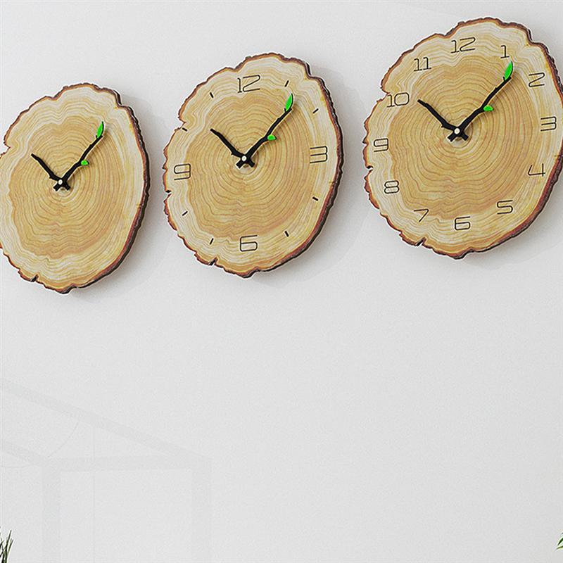 Wall Clock | Wooden Tree Ring Design & Silent Movement | 30 cm