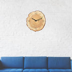 Wall Clock | Wooden Tree Ring Design & Silent Movement | 30 cm